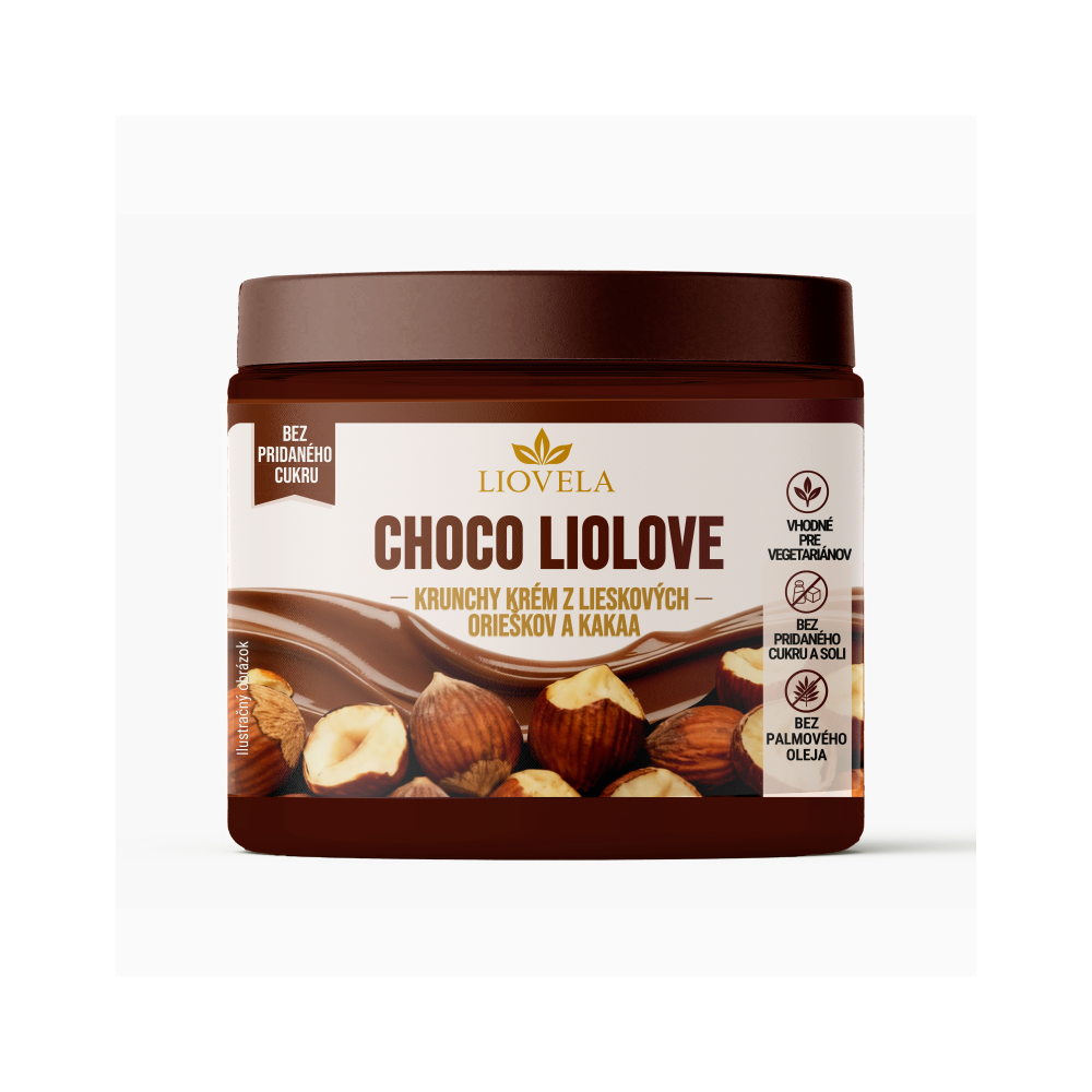 Krem Orzechowy z Kakao Crunchy | Chrupiący | LIOLOVE | LIOVELA