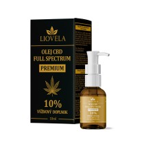 CBD Olej 10 % Full Spectrum Premium | Konopný Olej| LIOVELA