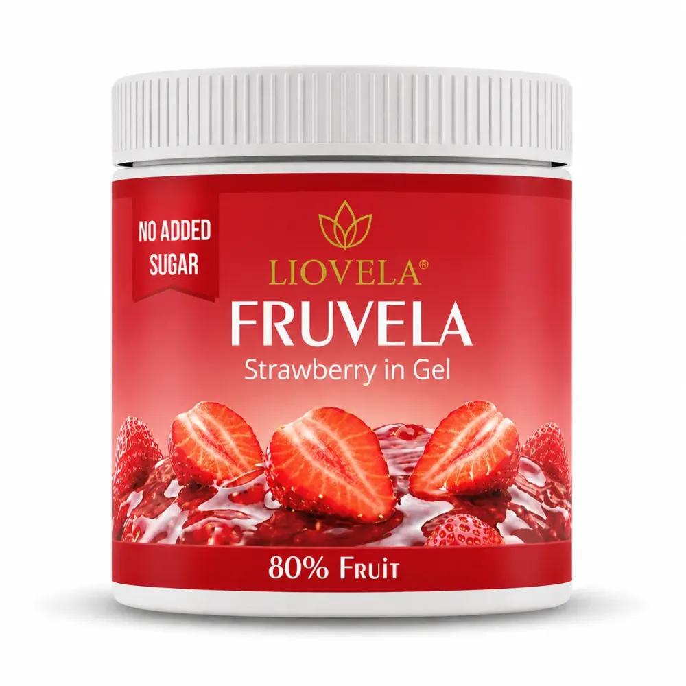 Liovela Fruvela Erdbeere | Früchte im Gelee Ohne Zuckerzusatz