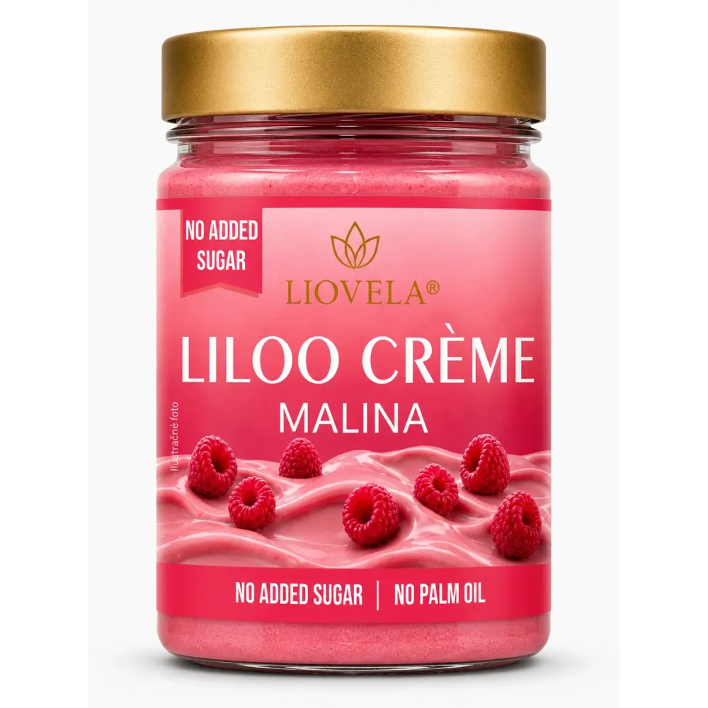 Liloo Crème Raspberry No Sugar | LIOVELA Cream
