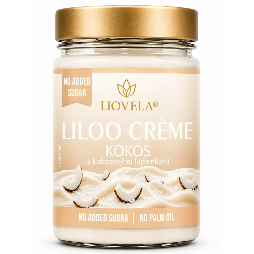Liloo Crème Kokos Bez Cukru | Kokosový Krém LIOVELA