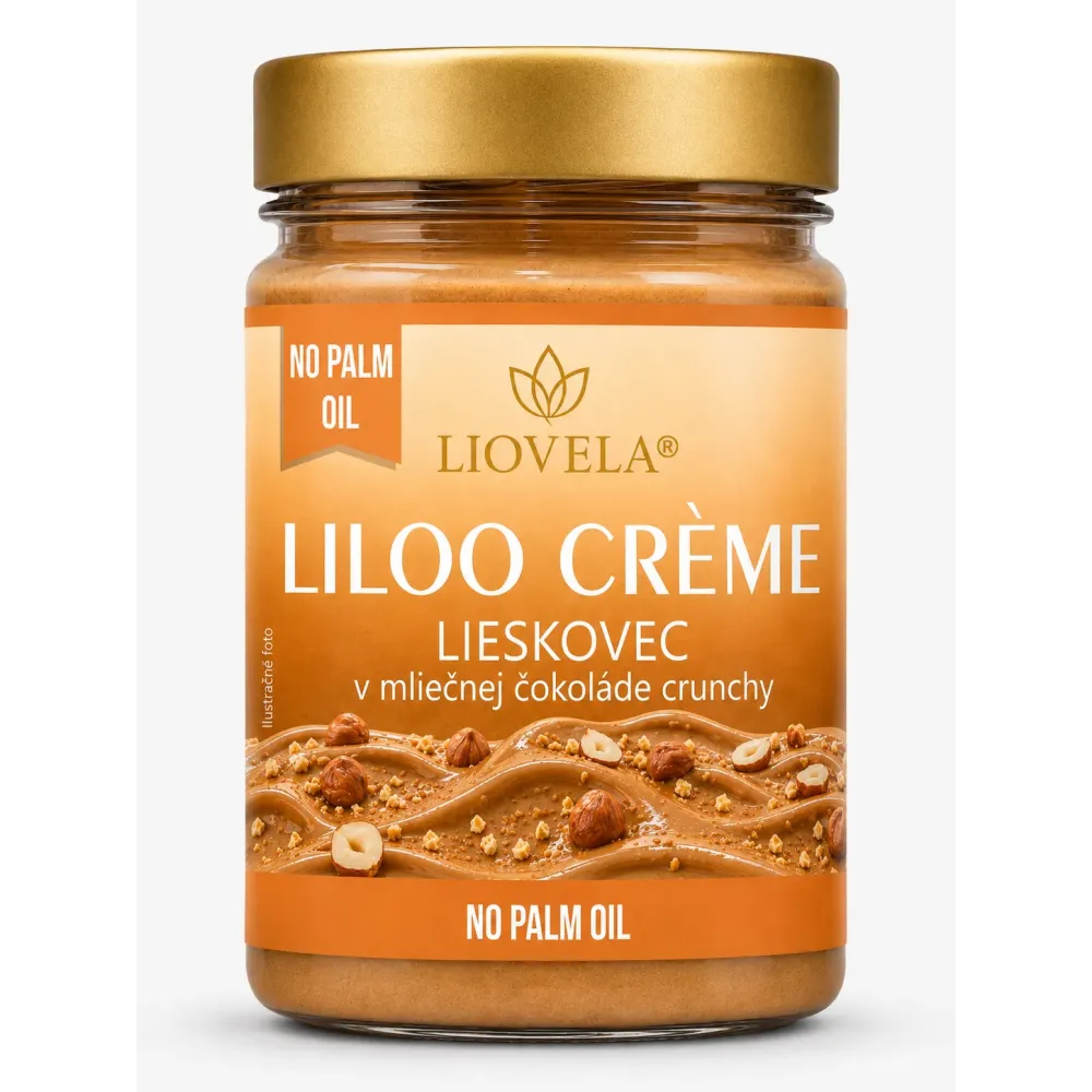 Liloo Crème Hazelnut Milk Chocolate Crunchy | LIOVELA Cream