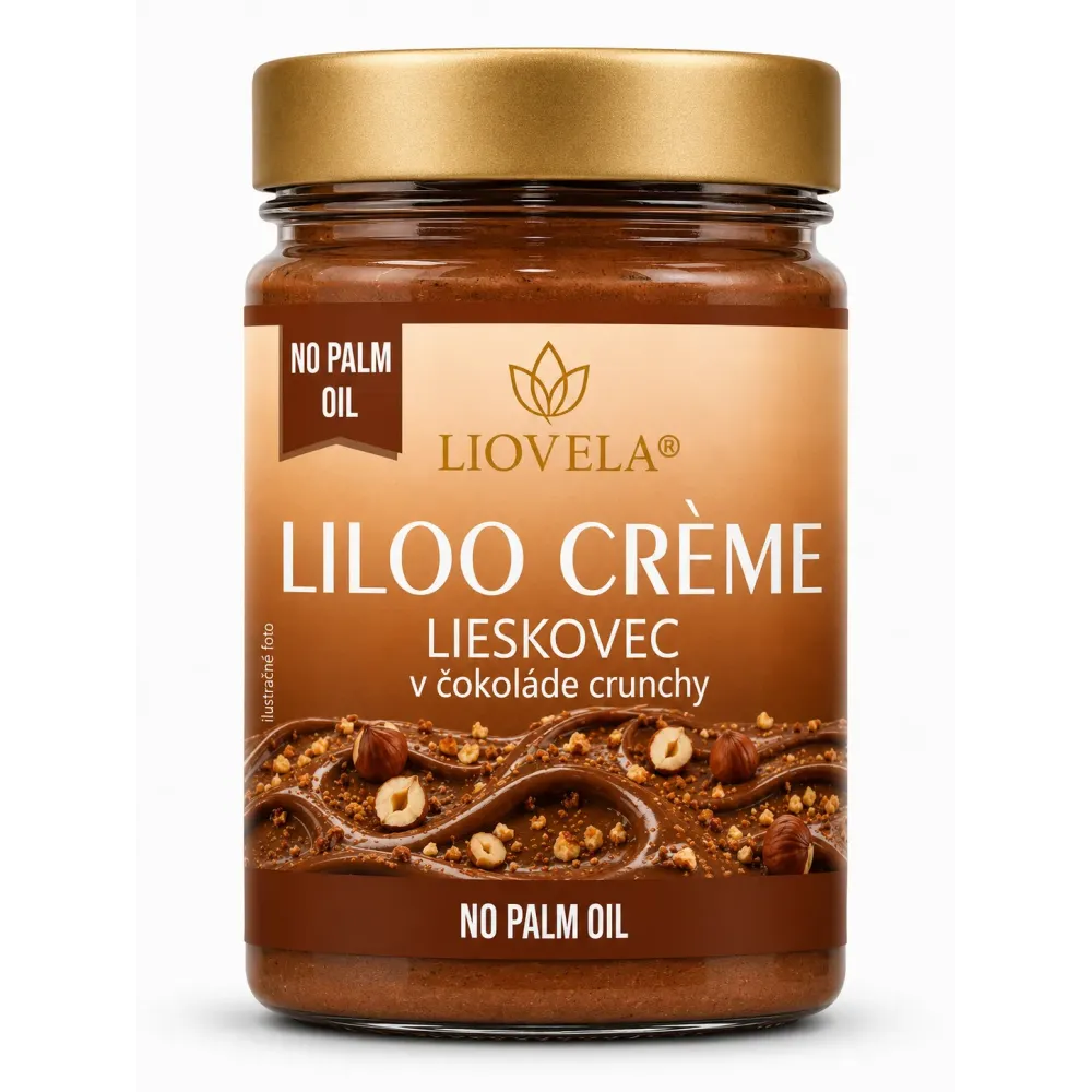 Liloo Crème Hazelnut in Chocolate Crunchy | LIOVELA Cream