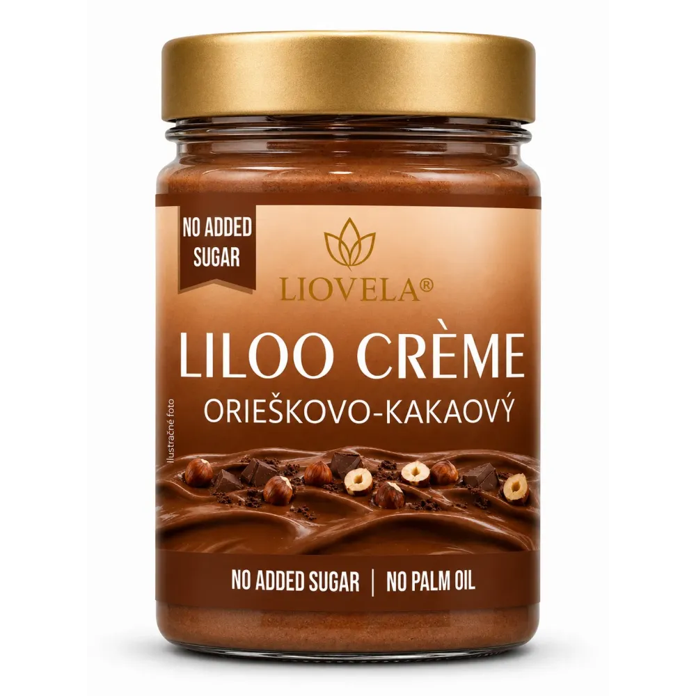 Liloo Crème Orieškovo-Kakaový Bez Cukru | Krém LIOVELA