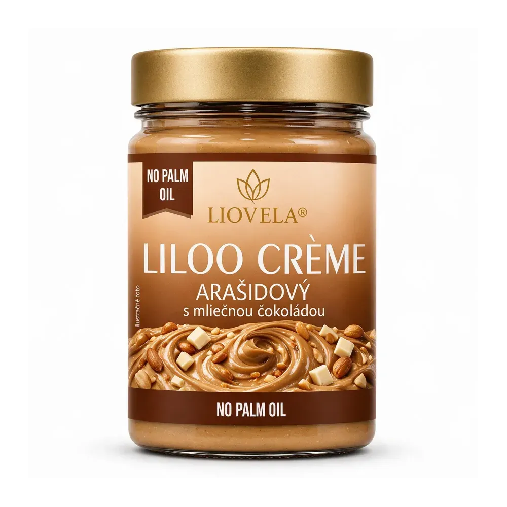 Liloo Crème Arašidový s Mliečnou Čokoládou LIOVELA
