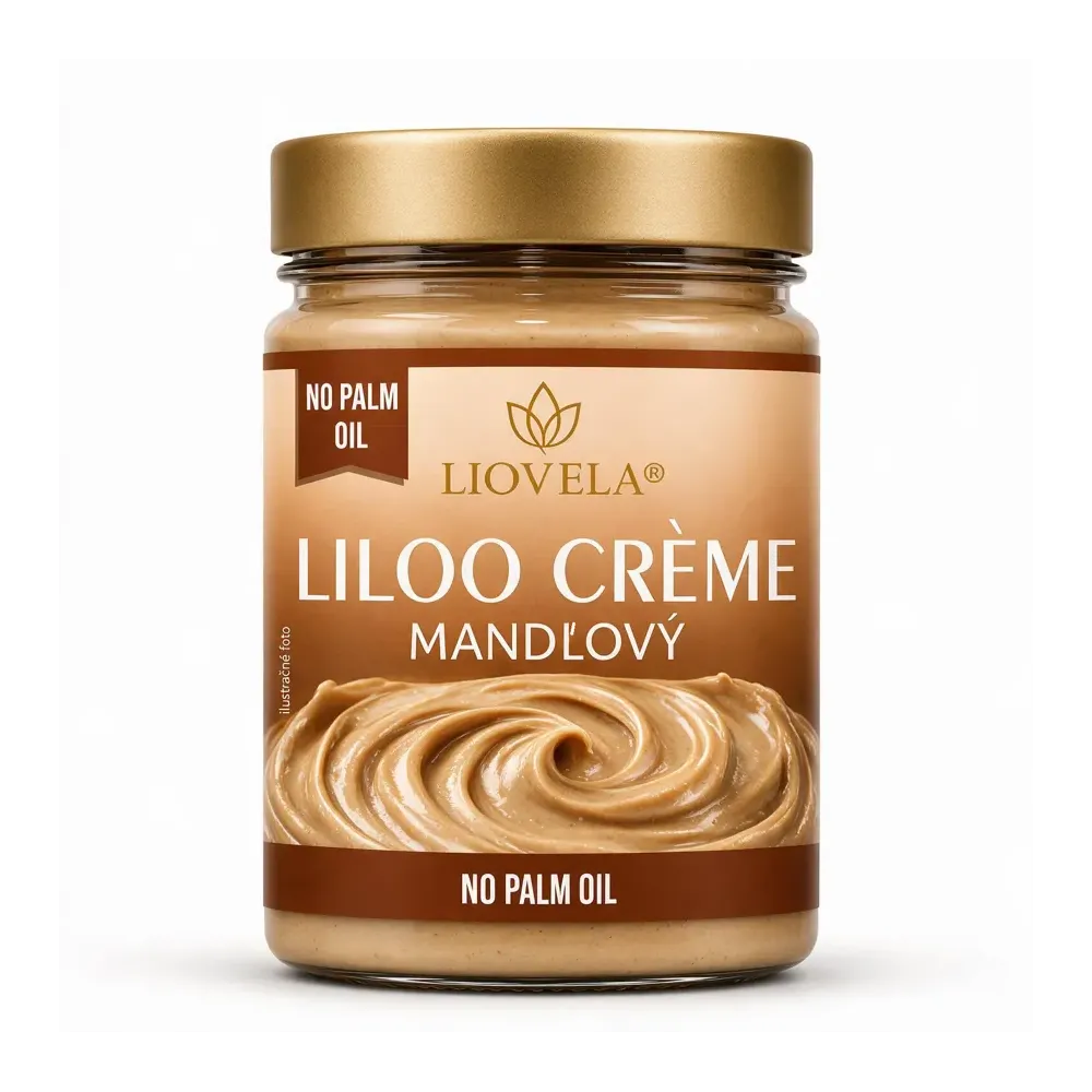 Liloo Crème Mandľový Bez Cukru | Mandľový Krém LIOVELA