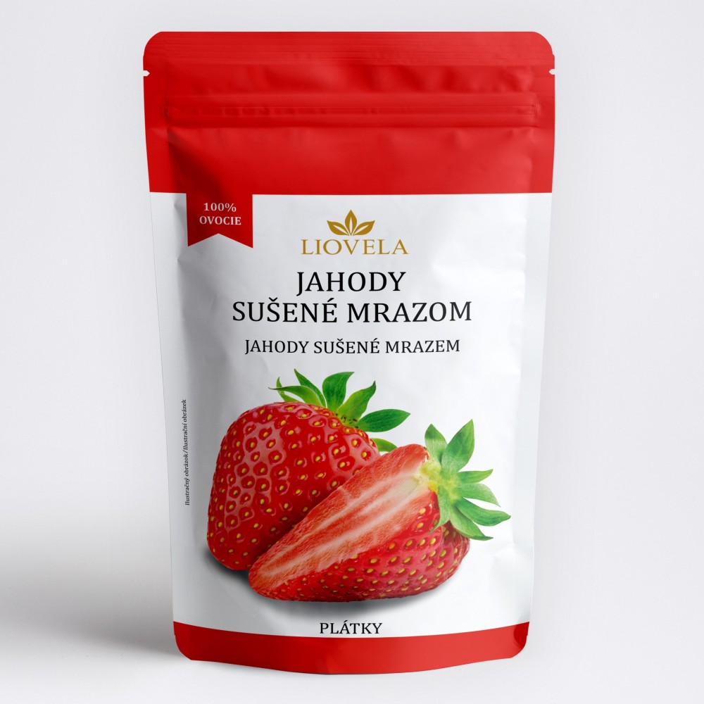 Gefriergetrocknete Erdbeeren 100% Natur - Zuckerfrei Kaufen | Liovela
