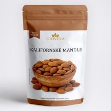 Kalifornské Mandle – Prémiová Kvalita 100% Prírodné | Liovela