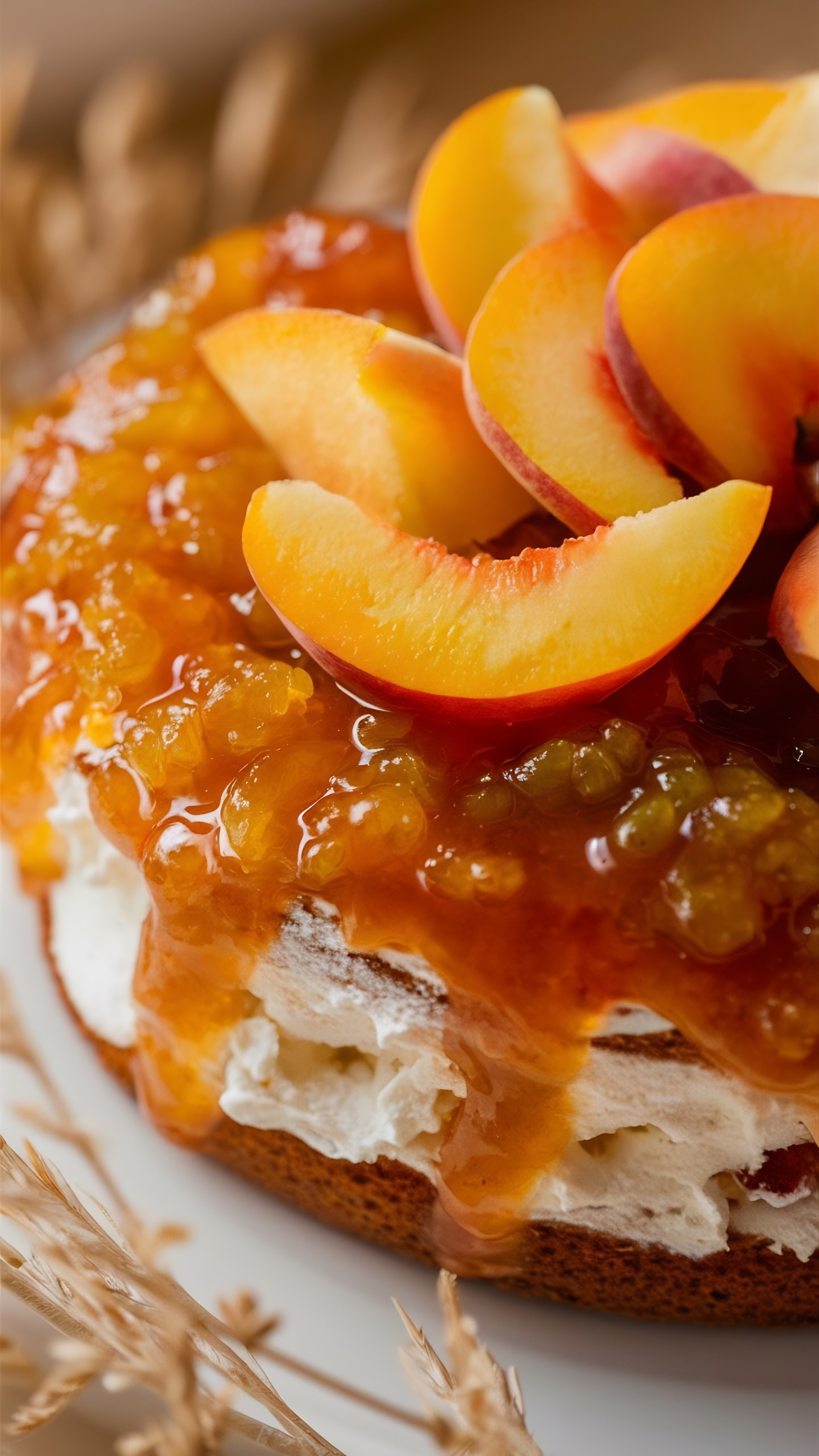 Fruvela Broskyňa Mango Ananás na hriankach so syrom