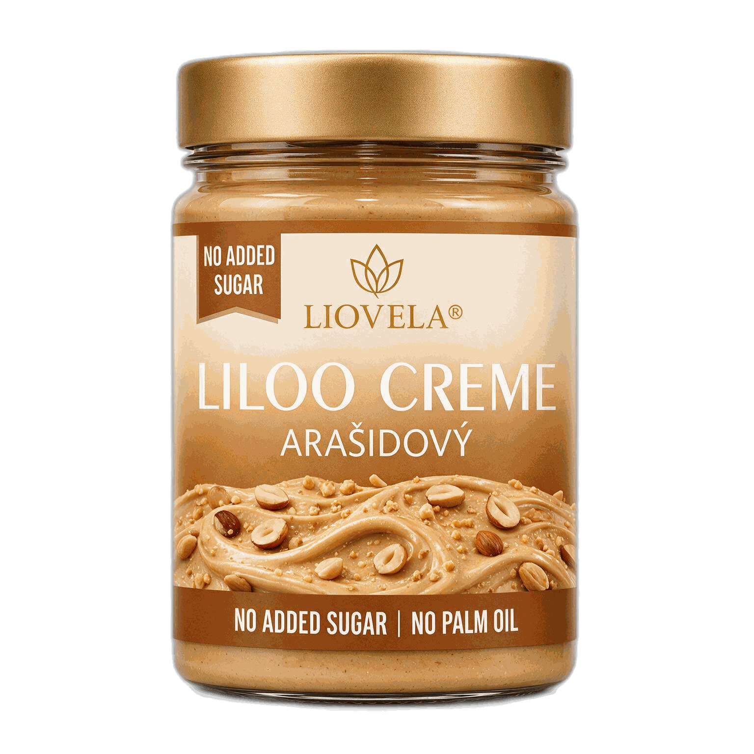 Liloo Crème Erdnuss 100% - Glas