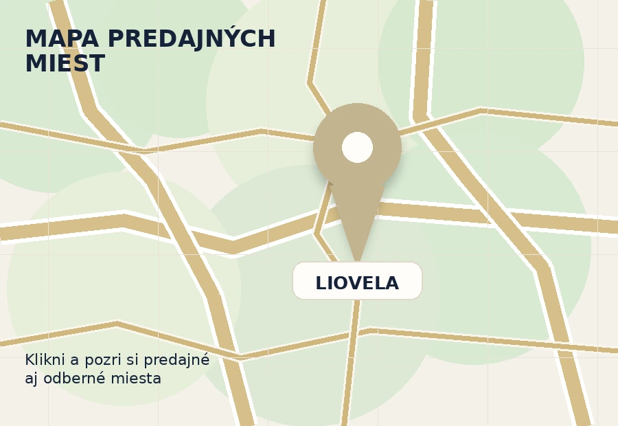 Mapa predajných miest