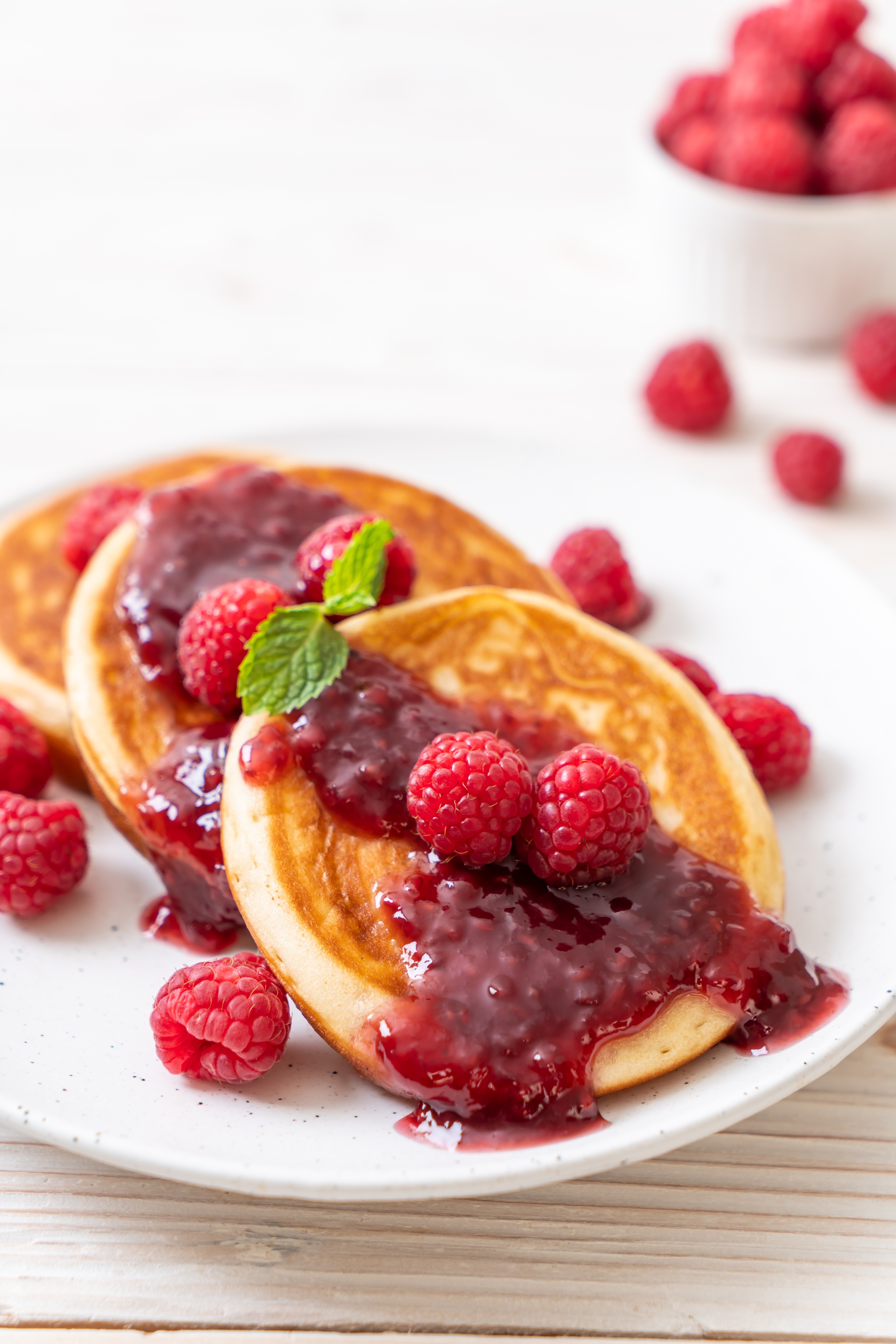 Fruvela Malina na palacinkách